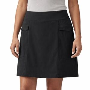 REI Co-op Trail Skort Women’s Small Black Cargo Pocket Hiking Athletic Skirt